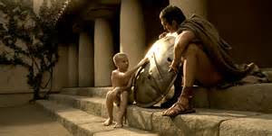 Leonidas and his father.